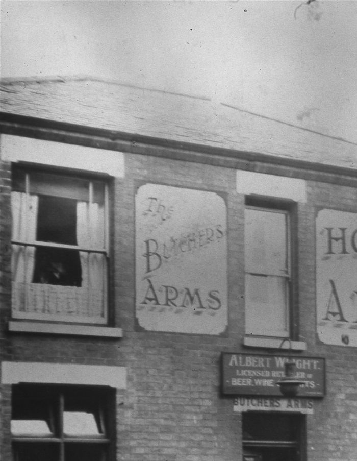 Butchers Arms, Front St, Arnold. 1869 - 1958